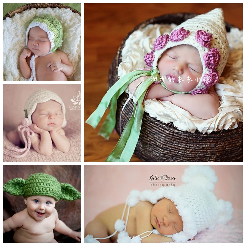 Crochet Baby Hat, Handcrafted Baby Girl Hat, Neonatal Photo Prop, Made to Orderin Hats & Caps