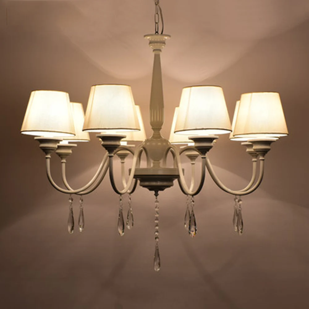 Ghomeart Led Modern Cheap Crystal Chandelier E14 Living Room Suspension