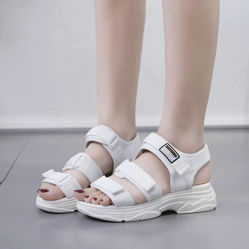 

Women's Sandals 2019 Summer High Heels Sandals For Women Chunky Sandal Womens Wedge Platform Shoes Casual Summer sandalias mujer