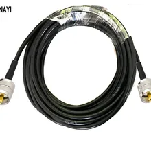 Высокочастотный коаксиальный кабель LMR240 PL259 штекер UHF Для Соединительный разъем UHF LMR-240 RF коаксиальный кабель с малыми потерями 1 м 3 м 5 м 10 м