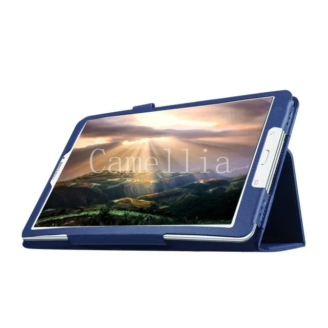 CucKooDo для samsung Galaxy Tab E 9,6 дюймов, тонкий складной чехол для samsung Galaxy Tab E 9,6 ''SM-T560 T561 планшет - Цвет: NavyBlue