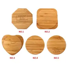 Универсальное беспроводное зарядное устройство QI для зарядки черный белый