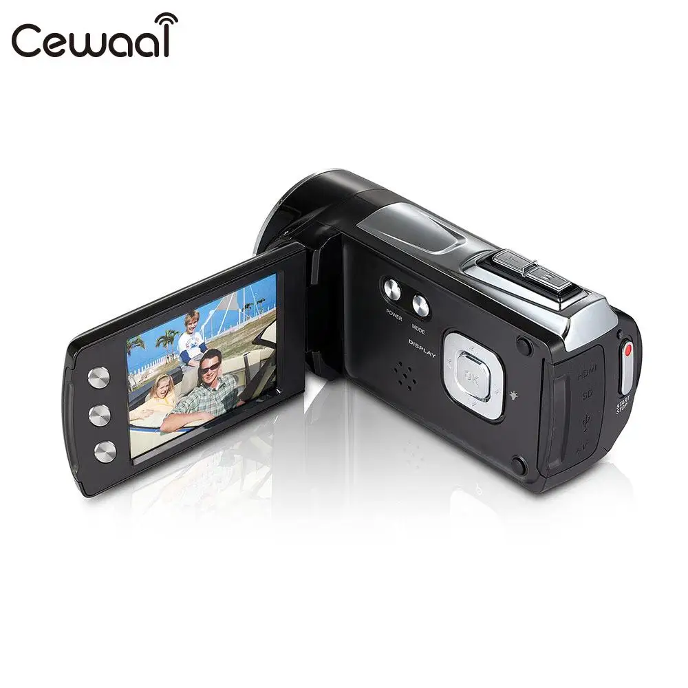 Cewaal Capacitive Touch Display HD Wedding Record Video Camera Shooting DV Camcorder Small Recorder Digital Camcorder