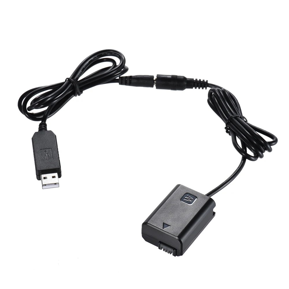 Сменный USB Кабель адаптер Andoer сменный аккумулятор + блок питания постоянного тока
