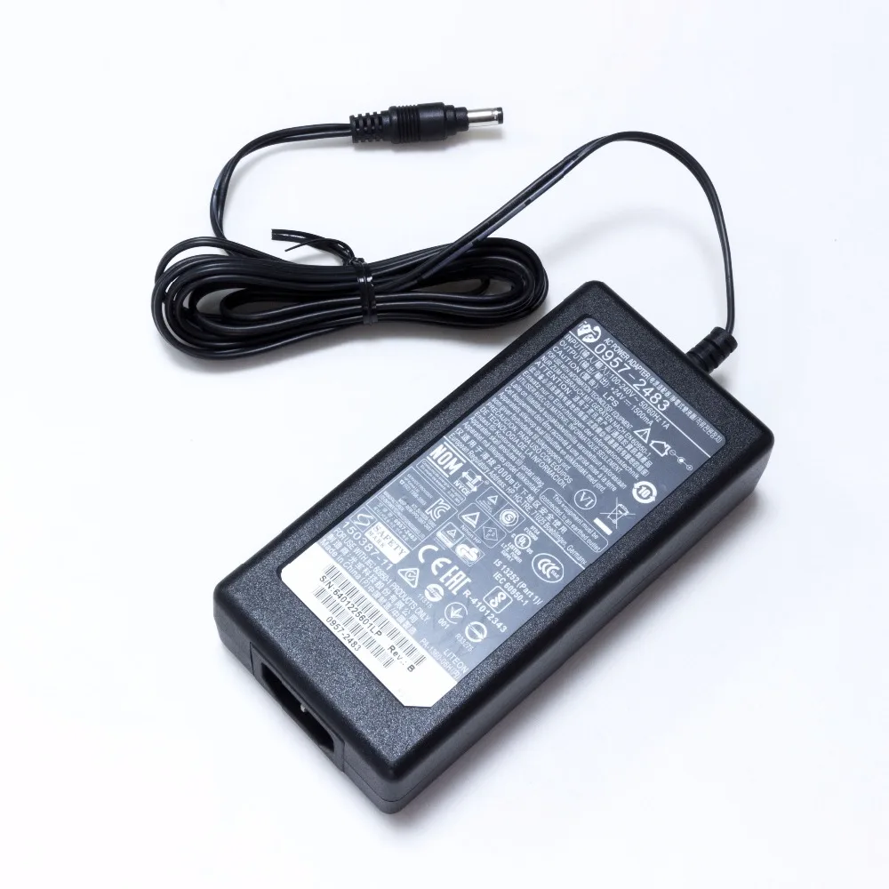 0957 2483 for HP 3000 4570C 5500C 4850C 4890 5530 5590 7400C 7490C 7650 7800 8350 8390 AC DC Adapter 36W G4010 Power Supply-in Printer Parts from Computer ...