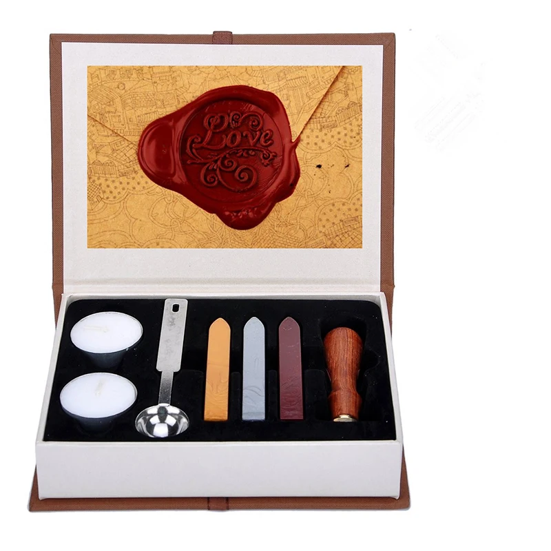 Buy Wax Sealing Stamp Kit Retro Classic Vintage Seal