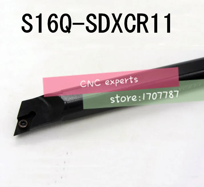 

S16Q-SDXCR11 Boring bar tool holder,indexable Internal Turning tools,Screw Locked on CNC Lathe Turning bar For DCMT11T304 Insert