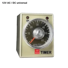 AH3-2 12vac/dc relé de atraso de tempo universal de alta qualidade boa reputação de serviço 12v temporizador relé tim faixa de tempo ajustada 0.1 s-60 m 2019(China)