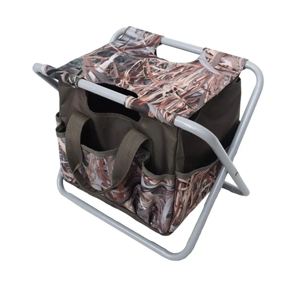 Folding Stool Multi-functional Portable Camping Folding Stool With Storage Bag Garden Tools Folding Chair Fishing Stool