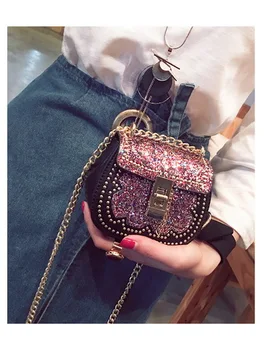 

by dhl or ems 100pcs 2017 New Version Children Girl Crossbody Bag Single Shoulder Wallet Pig Bag Female Package Lady Evening bag