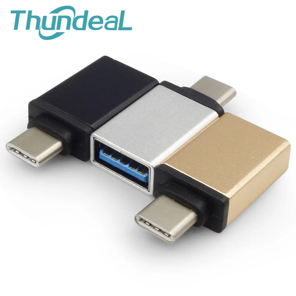 

ThundeaL USB Type C to USB 3.0 OTG Adapter for MacBook Pro Samsung Galaxy S8 Nexus 6P 5X Google LG G5 HTC 10 Type-C OTG Cable