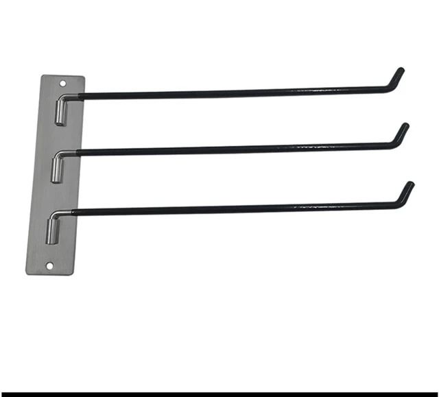 PTOC 1PCS 304 stainless steel wall hooks adhesive kitchen bathroom hook