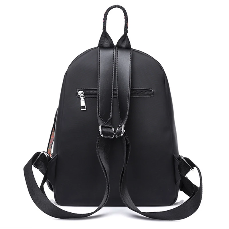 Рюкзак женский из ткани Оксфорд на молнии с лентами|school bags for teenagers|bags teenagersoxford
