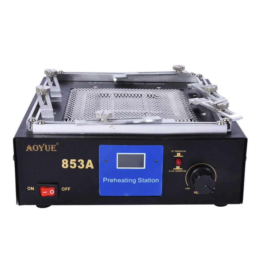

853A 110/220 V infrared digital preheating table Rework Station Soldering Station IR preheating Heating disk area 130*130 mm