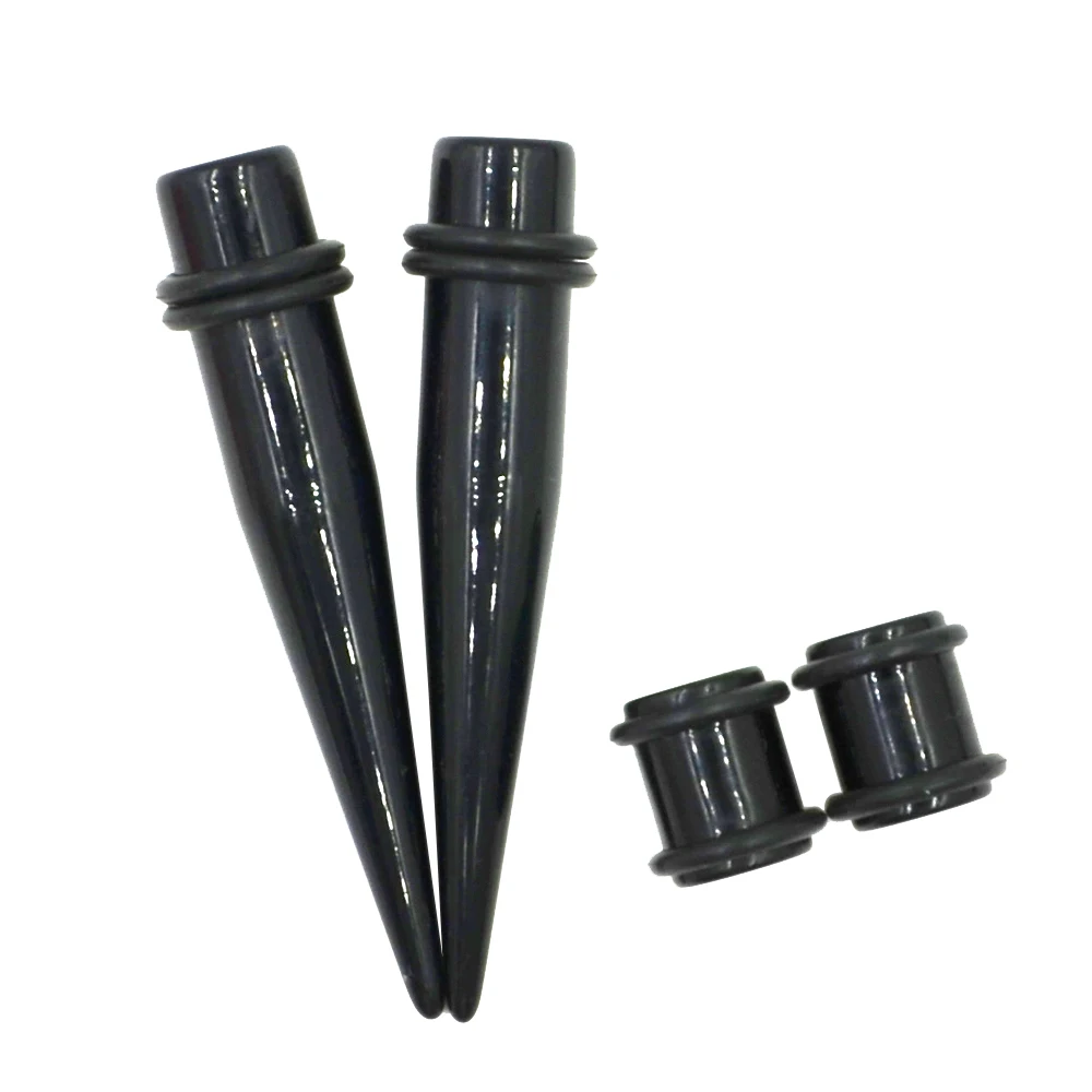 Acrylic Ear Stretcher Taper with Plug Tunnel Jewelry Piercingin Body