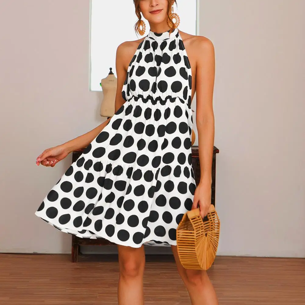 ladies spotted dresses