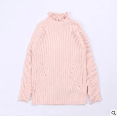 Детские Свитера для девочек осень-зима Свитера для девочек Карамельный цвет для мальчиков трикотажные свитера пуловеры детская одежда BC726 - Цвет: pink