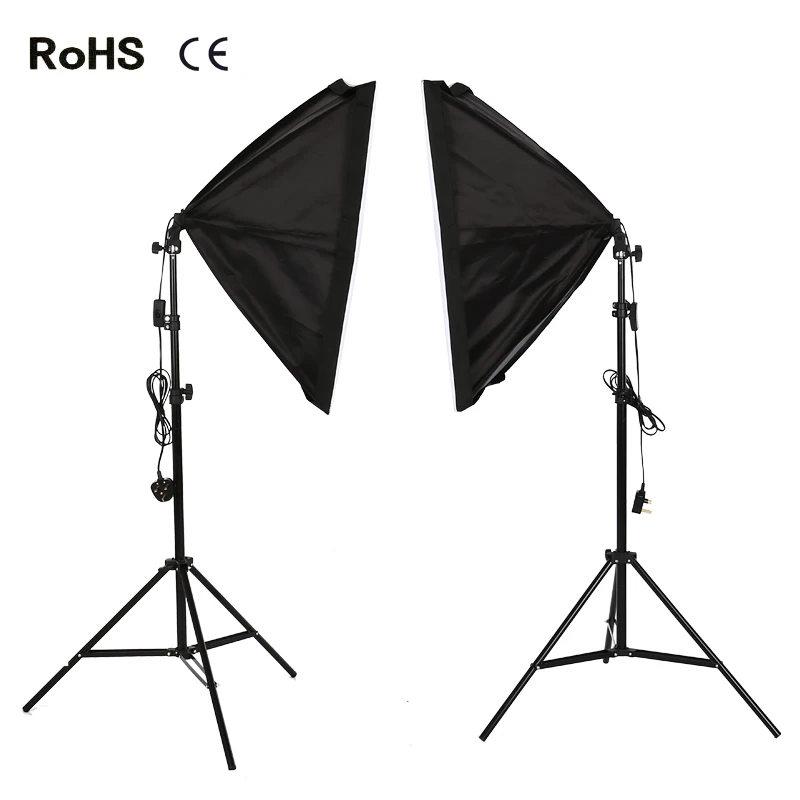 2 шт. 50x70 см/20 дюймов x 28 Фотостудия софтбокс непрерывная световой + 2*135 Вт освещение