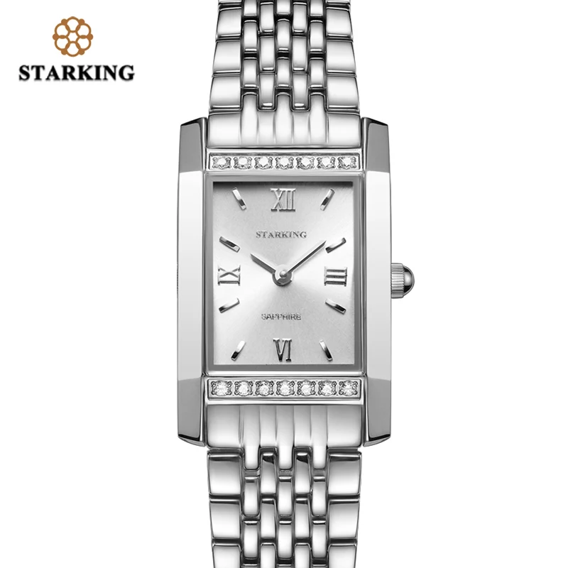 

Starking Fashion Casual Women Dress Watch Top Brand Luxury 2018 Ladies Watch With Rhinestones Relogio Feminino Retangular WATCH