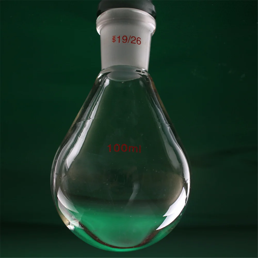 100ml 19/26 High Quality Flask Eggplant Shape Lab Evaporating