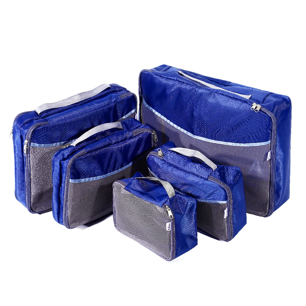 Ufine 5 Набор дорожный органайзер для багажа-двухсторонняя переноска легкие упаковочные кубики сумки для хранения