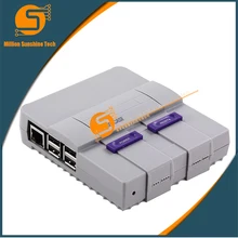 Raspberry Pi 3 Mini NES NESPI Корпус Корпуса+ вентилятор охлаждения для Raspberry pi 3 Model B, 2B, B+ для Raspberry Pi