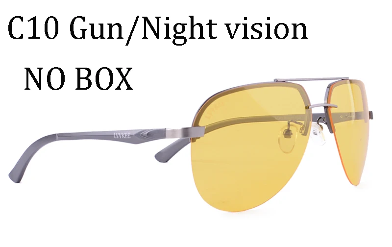 LVVKEE Роскошные брендовые Дизайнерские мужские поляризованные солнцезащитные очки UV400 в оригинальной упаковке glasse uv400 - Цвет линз: 143 c10 NO BOX