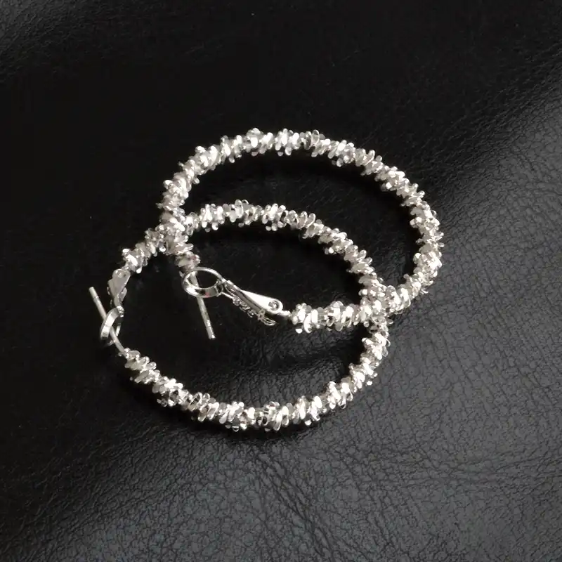 Женские серьги из стерлингового серебра 925 пробы новая серия han женские серебряные серьги индивидуальность Гламурные серьги для молодой женщины