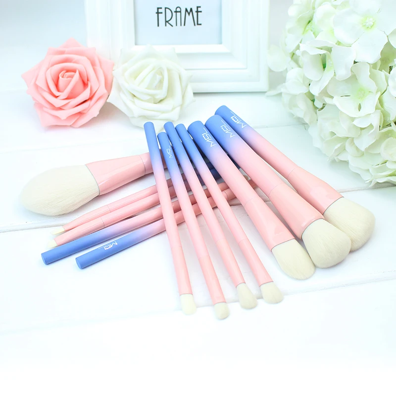 

NAISI Gradation 12pcs makeup brushes set professional make up brush high quality foundation powder brush for makeup fiber wool