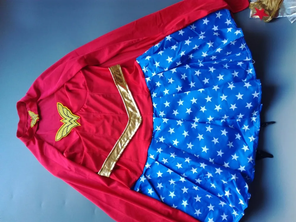 Wonder Woman костюм для взрослых Классический Superwoman Disfraces Хэллоуин костюмы Супермена для Для женщин Супермен карнавальный маскарадный