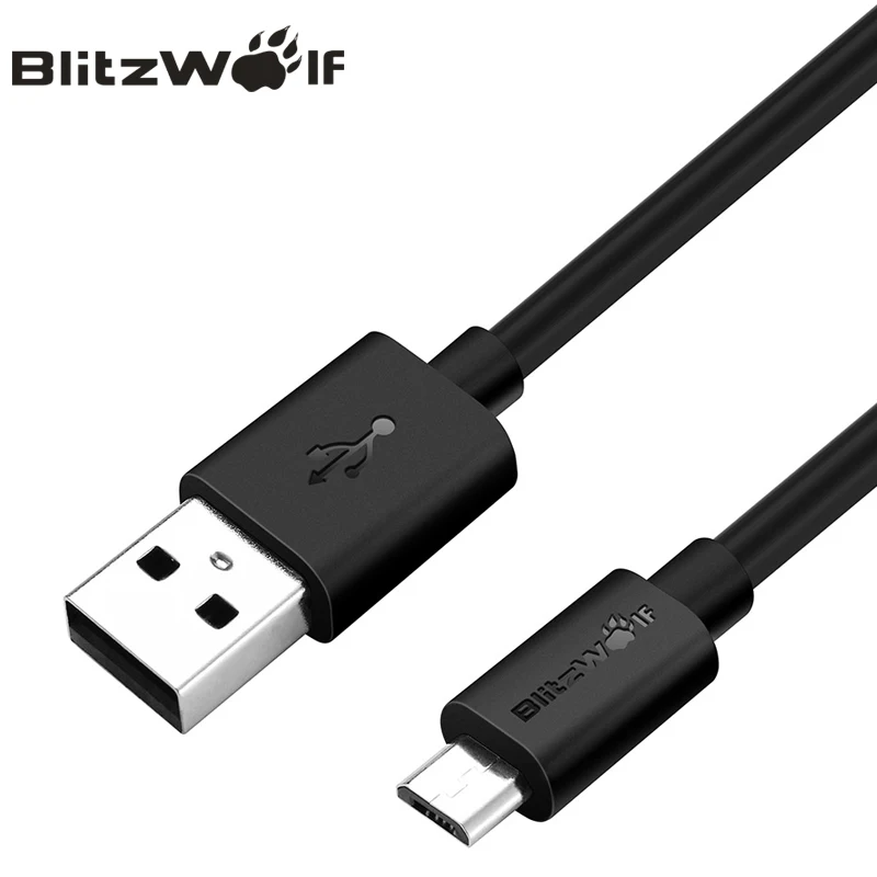 BlitzWolf 2.4A кабель Micro USB для передачи данных кабель USB для быстрой зарядки для Samsung для Android сматфона Xiaomi
