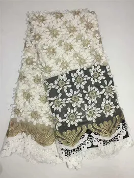 

Latest embroidery nigerian lace fabric swiss lace for 2017 african lace dress fabric white lace fabrics for african partiesDP10