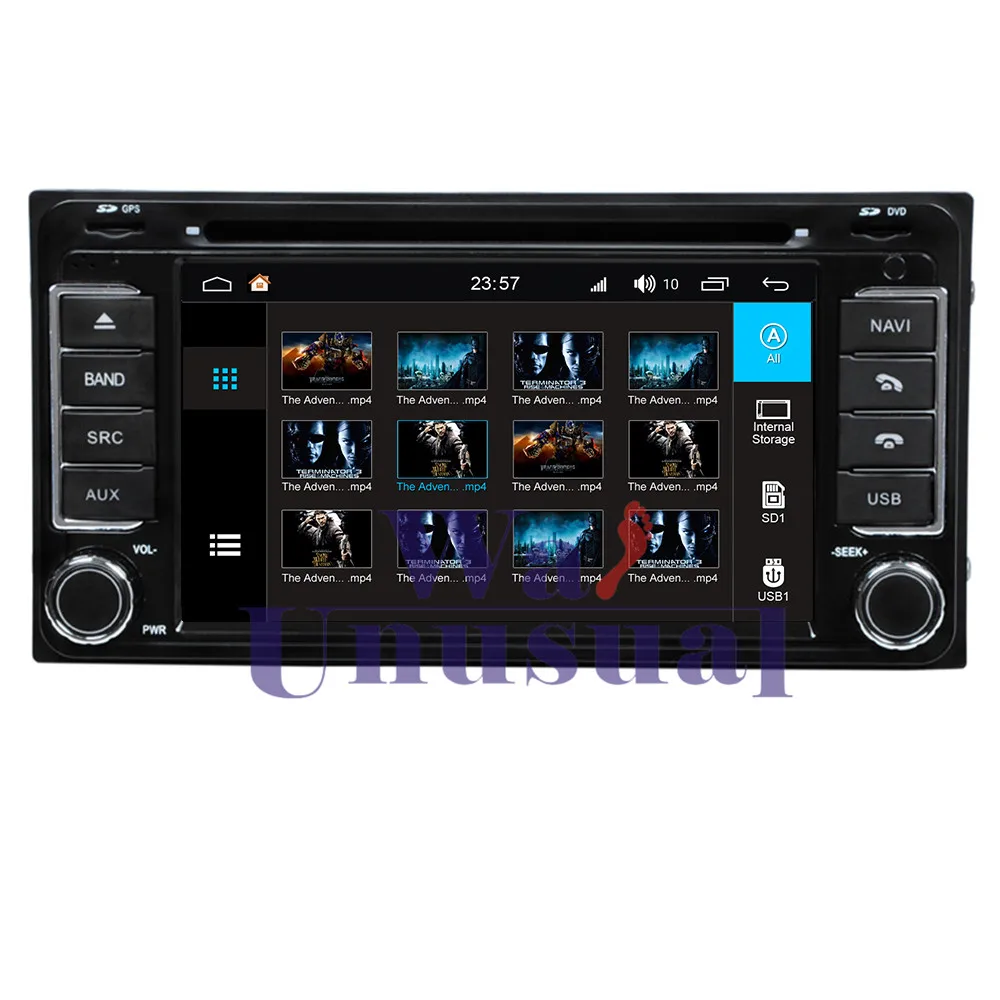 Top WANUSUAL 6.2" WINCA S190 Android 7.1 Quad Core 2G+16G Car Multimedia Player for Toyota old Corolla with GPS BT WIFI 1024*600 Map 5