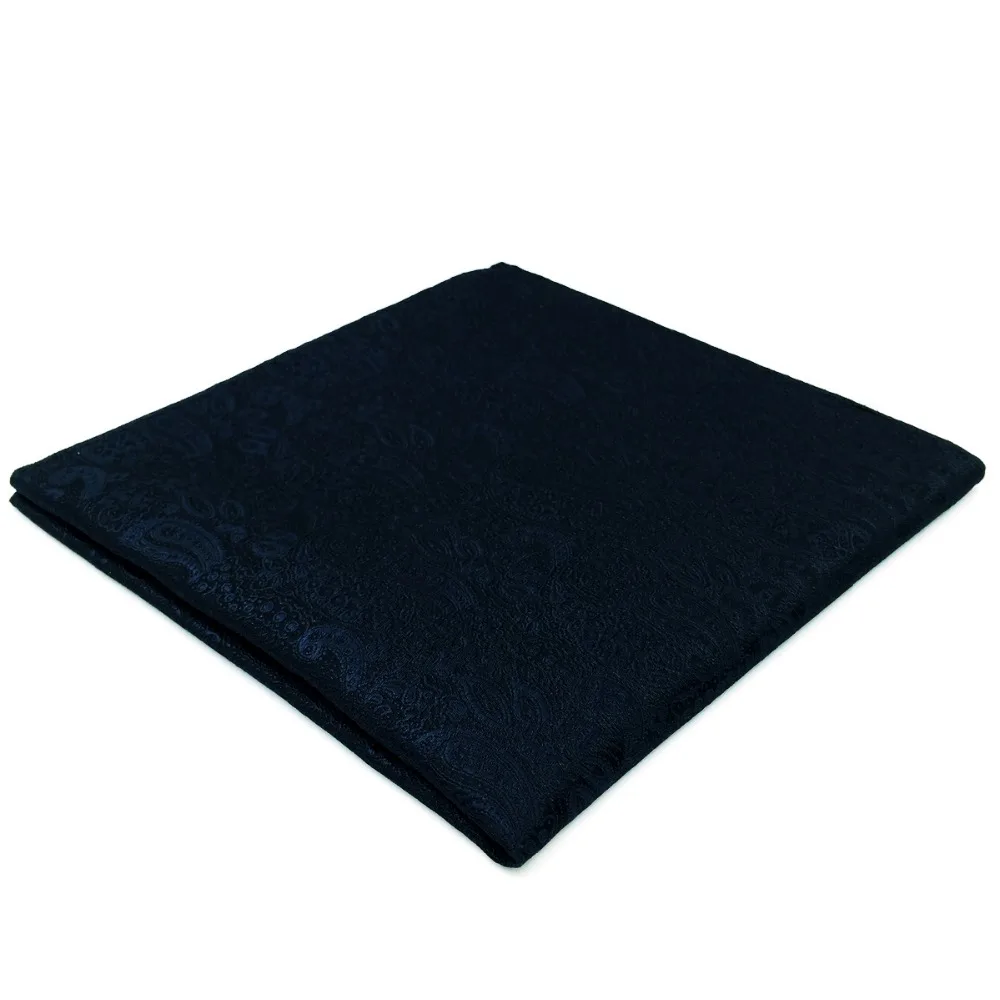 

EH14 Navy Blue Silk Mens Pocket Square Fashion Classic Handkerchief Hanky