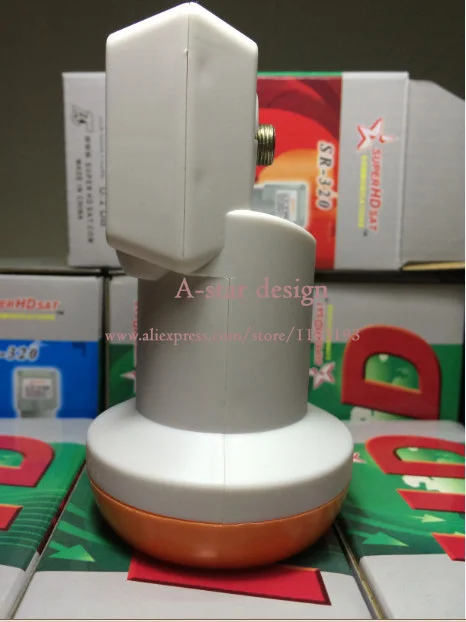 HK POST free shipping superhd sat communications Best Signal digital Universal KU Band Single LNB ku lnb High Gain 0.1 dB noise 