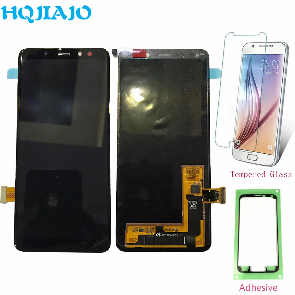 ЖК дисплей для Samsung Galaxy A8 A530 A530F дигитайзер сенсорный экран + A730 A730F 2018