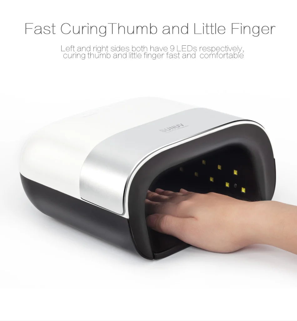 Smart 48W UV LED Nail Dryer Lamp