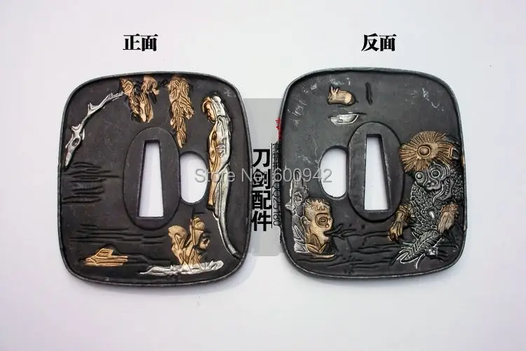 Кованый чехол Tsuba фитинг аксессуар для falchion Broadsword меч Цуба катаны | Дом и сад
