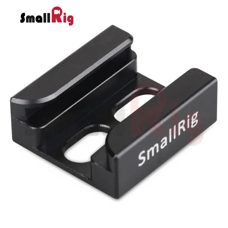 Адаптер для холодного башмака SmallRig с двумя безопасными гибками совместим с универсальными аксессуарами для камеры с резьбой 1/"-1960