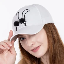 Новинка модные милые женские Хлопок Кролик Бейсболка Подходит для женщины на открытом воздухе Солнца шляпа La Bone отца snapback hat