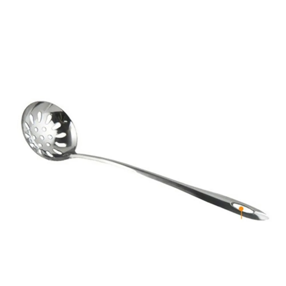 

Stainless Steel Thickening Colander Filter Oil Spoon Handle Soup Hot Pot Spoon Kitchen Vegetable Strainer Cook Tool