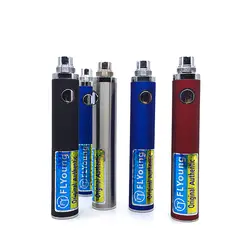 1300 mAh EVOD батарея электронная сигарета перезаряжаемая 1100 MAH для 510 резьбы электронная сигарета атомайзер; клиромайзер Быстрая доставка