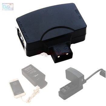 

D-USB D-Tap P-Tap to USB Adapter Connector 5V for Anton Sony Rolux V-mount Battery Power Supply Mobile Phone Charger Power Bank