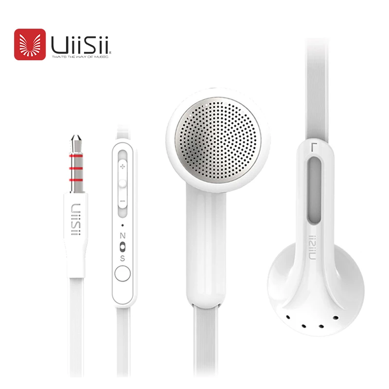 UiiSii U2 Music Stereo In-ear Earphone Headphone 1.2m Wired Noise Cancelling with Microphone Earphones  for Smart Mobile Phone (6)