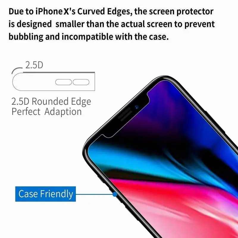 2PCS-Ascromy-Tempered-Glass-Protective-Film-For-iPhone-X-10-8-7-6-6s-Plus-5-5s-se-5c-4-4s-8Plus-Verre-Trempe-Ecran-Protection (14)