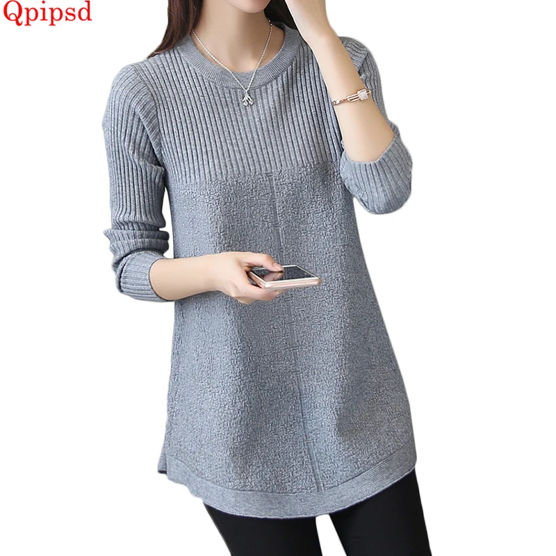 

Sweaters Autumn Winter Warm Pullovers Sweaters Women Long Slim Sweater Female Long Sleeve Knitted Pullovers Loose Soft Sweater
