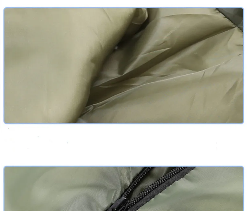FEWIYONI высококачественный хлопковый походный армейский зеленый спальный мешок Кемпинг Камуфляж с рукавами спальный мешок оборудование