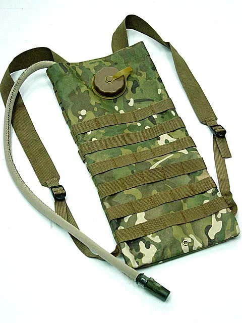 Molle 2.5L гидратационный резервуар для воды, рюкзак, сумка для воды, для спорта на открытом воздухе, для пеших прогулок, охоты, страйкбола, тактическая велосипедная сумка