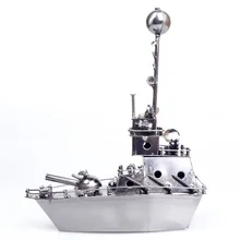 Ручные подарки из металла железный корабль офиса декорация Кованое железо ремесла