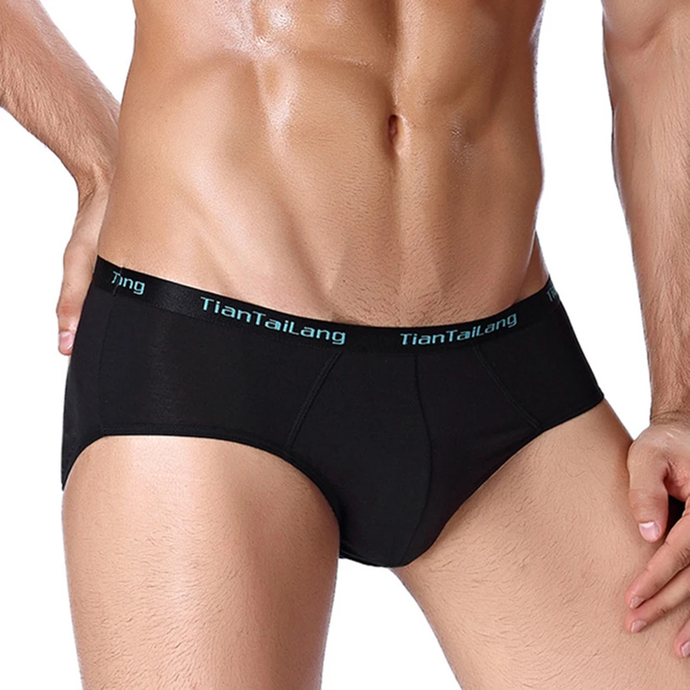 

Comfortable Panties Low Waist Mens Underwear briefs cuecas calzoncillos hombre slip Gay Sleepwear Breathable Male Panties shorts